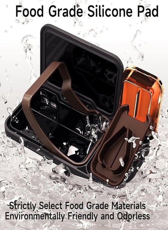 VALUEVIBES Pill Box Organizer Weekly, Pill Medicine Organizer Reminder Storage Box, Medicine organizer box, portable travel pill box, pill case for vitamins, Medicine, pills, supplements (Black) - Image 3